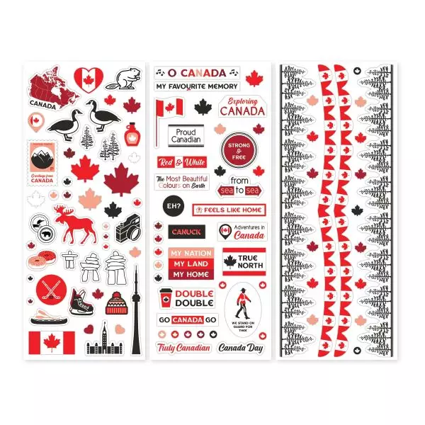 Canadian Pride Stickers (3/pk)