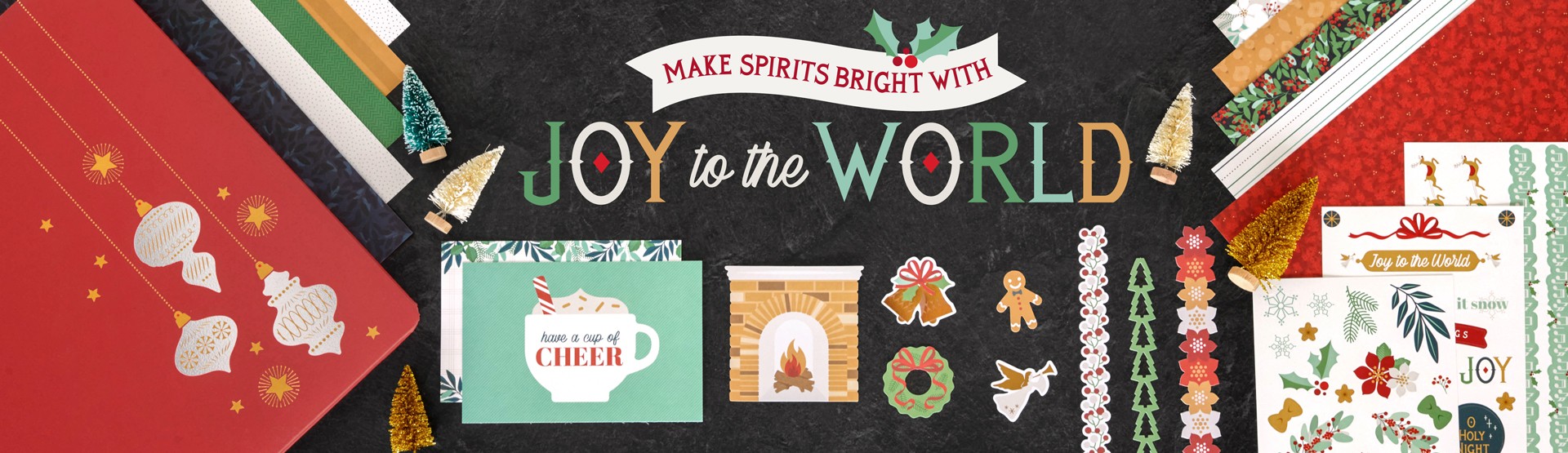 Christmas Scrapbooking Supplies: Joy to the World