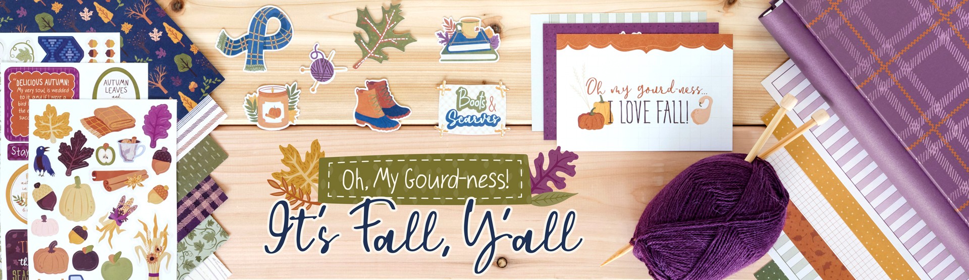 Fall Scrapbooking Supplies: It’s Fall, Y’all Fall Scrapbooking Supplies: It’s Fall, Y’all