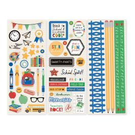 Toneelschrijver keuken Vervallen School Themed Scrapbook Stickers: Back To School - Creative Memories
