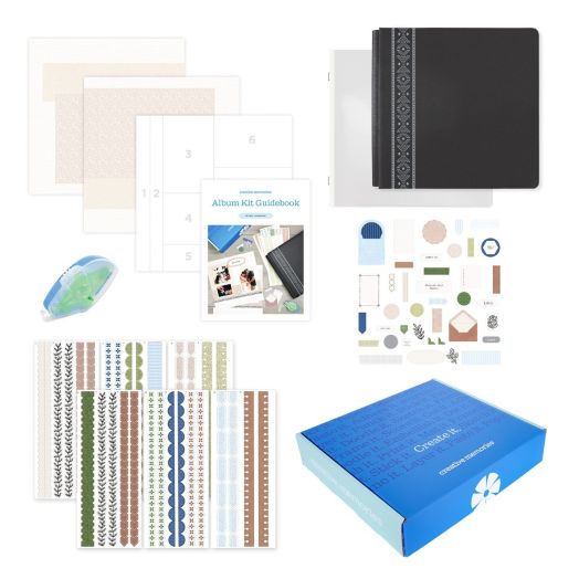On the Bright Side Album Kit - Vivid Blue - Creative Memories