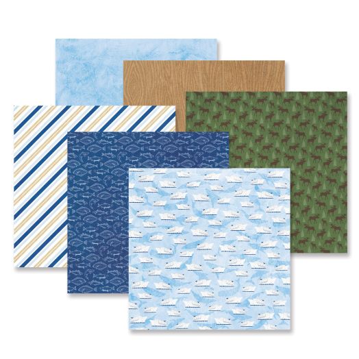 Hamilco Colored Scrapbook Cardstock Paper 12x12 Card Stock Paper 65 lb  Cover 25 Pack (Electric Blue)