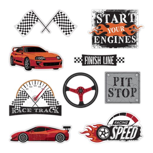 Motorsports Themed Paper For Scrapbooking: Revved Up