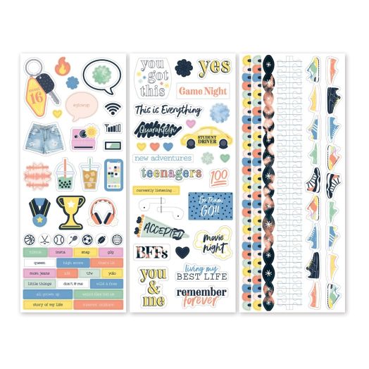 Life's Journey – Clearly Yours – Domed Alphabet Stickers
