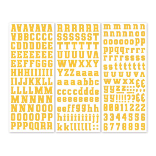 Creative Memories Classy Mini .5” & Large 1” ABC 123 Alphabet Stickers YOU  PICK