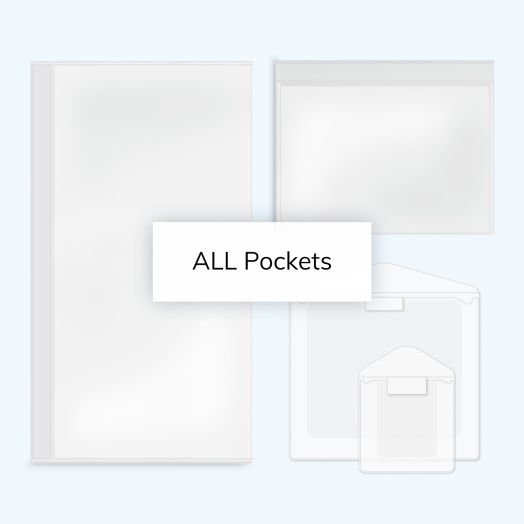 12x12 Sheet Protectors: 3x4 Pockets 25 Pack - Pebbles In My Pocket
