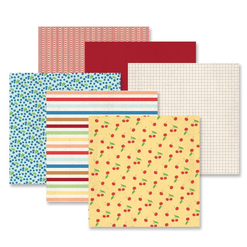 Berry Harvest Paper Pack (12/pk) - Creative Memories