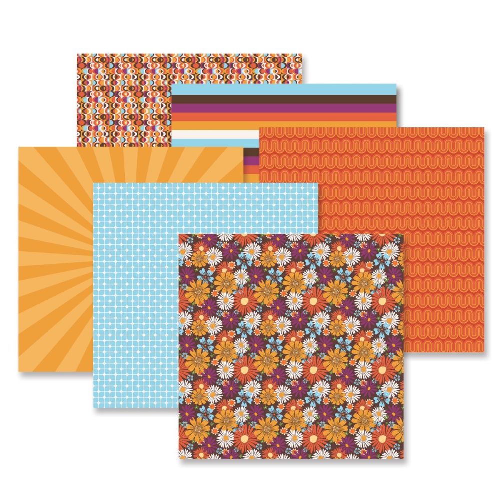 1960s And 1970s Scrapbook Paper - Creative Memories