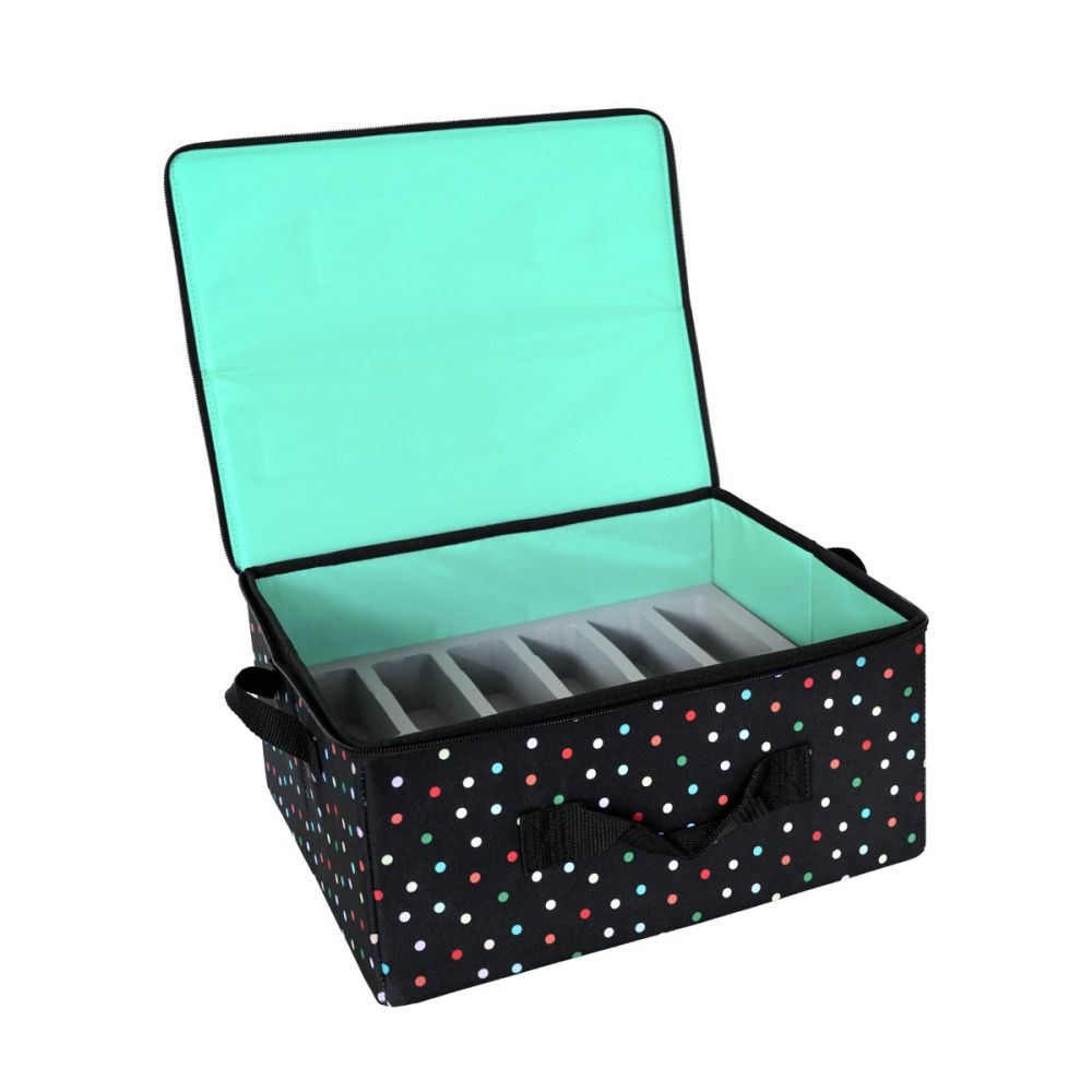 Creative Memories ボーダーメーカーシステム＆カートリッジ Border Punch Organizer - Rainbow Dots - Creative Memories