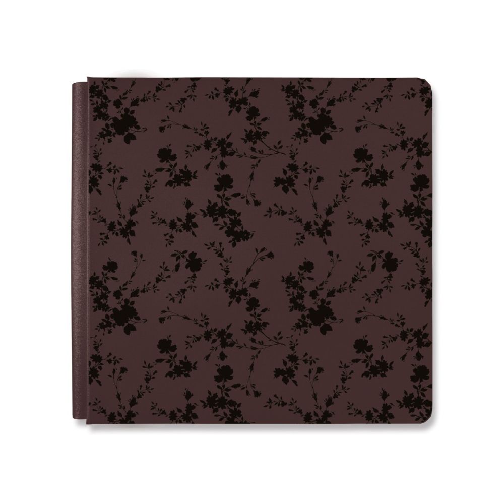 creative memories アルバムカバー 12x12 Chocolate Vintage Florals Album Cover - Creative Memories