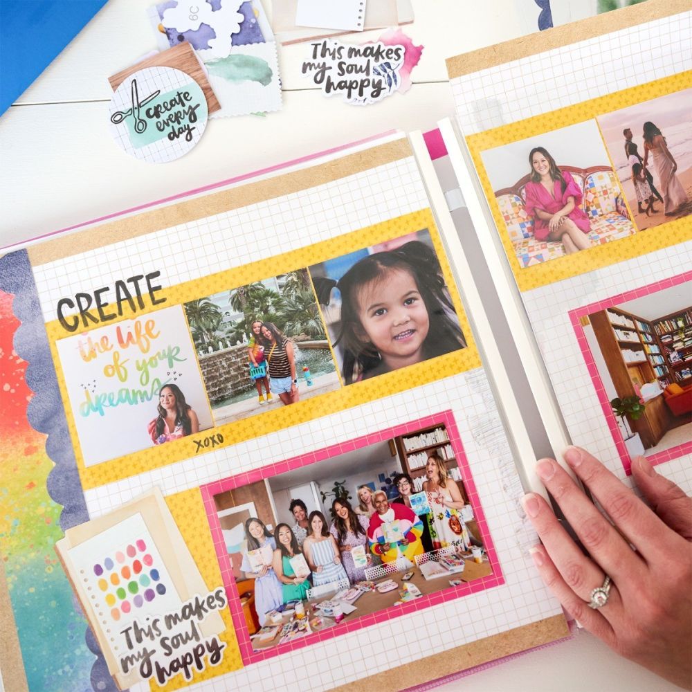 On the Bright Side Album Kit - Jazzberry - Creative Memories