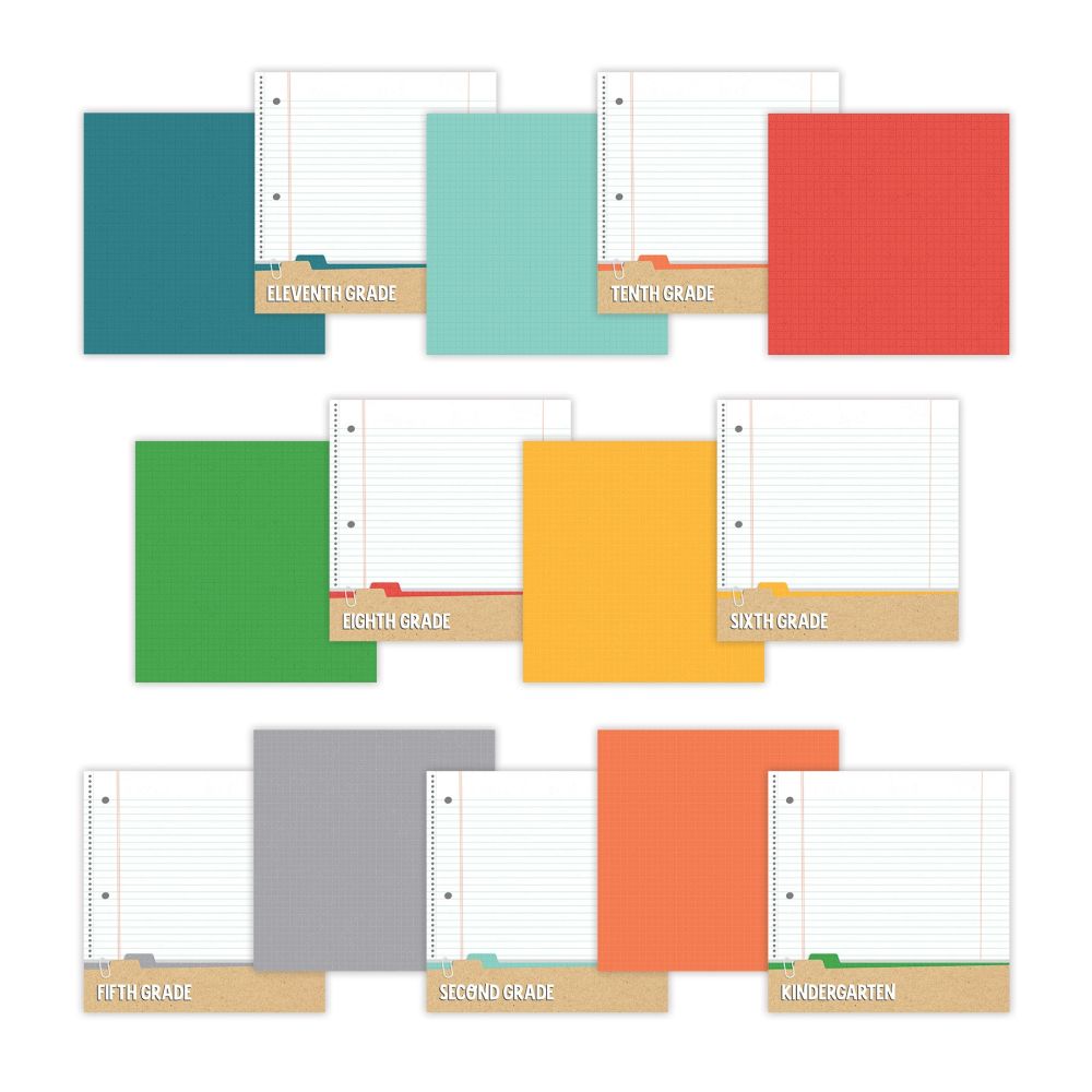 School Years Scrapbook Paper: School Dayz - Creative Memories