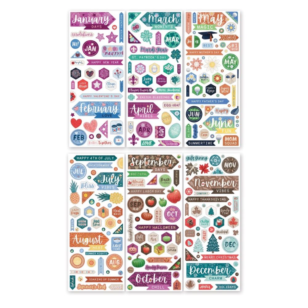 Your Own Way Stickers (6/pk) - Creative Memories