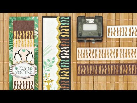 Creative Memories ボーダーメーカーカートリッジ4点セット Zebra Stripes Border Maker - Creative Memories