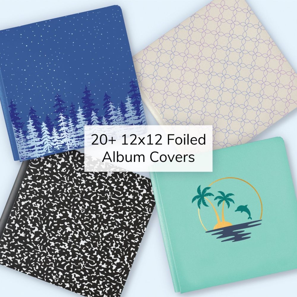 最新コレックション Foiled 12x12 Shop Quick Album Memories Creative - Covers アルバム