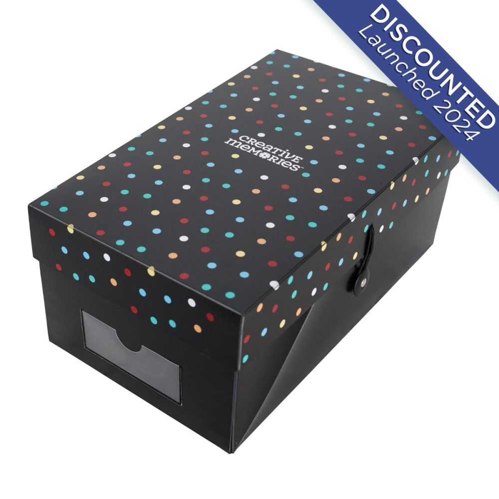 Photo Organizer: Rainbow Dots Power Sort Box - Creative Memories