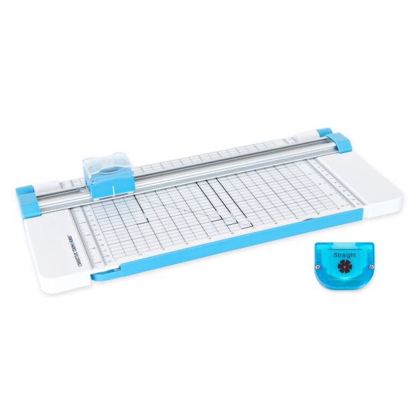 Paper Cutter, Paper Cutter for Cardstock, Paper Trimmer, Paper Slicer, Mini  Paper Cutter, Paper Cutters and Trimmers, Paper Trimmer for Crafting,  12-Shapes in 1 Cardstock Cutter