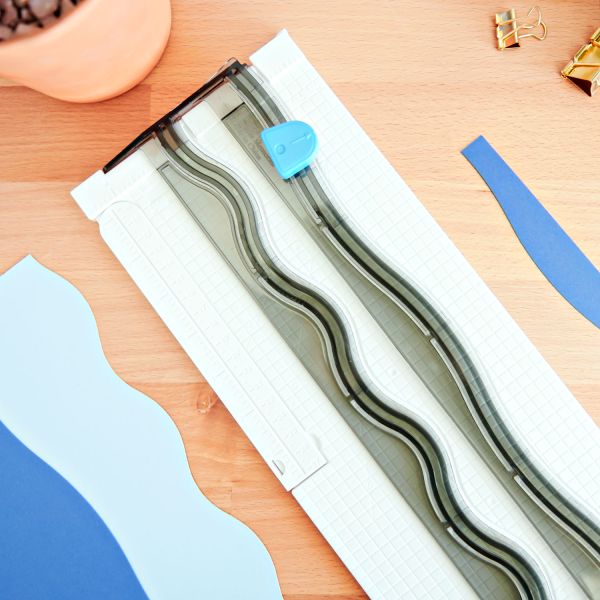 12-Shapes in 1 Craft Paper Edge Cutter,Paper Dial Trimmer Dial Trimmer With  Measurements Paper Cutter Machine for Scrapbooking Decorative Wave Edges