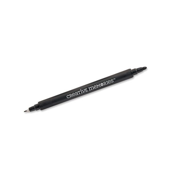 Black Dual-Tip Pen - Creative Memories