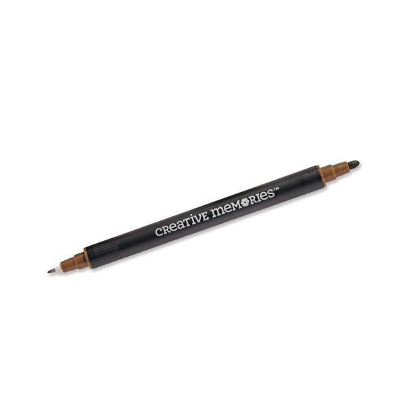 Brown Dual-Tip Pen - Creative Memories