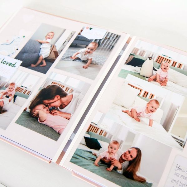New Recollections Baby Memory Scrapbook Album 12x12 Pre-Designed Pgs Photo  Book