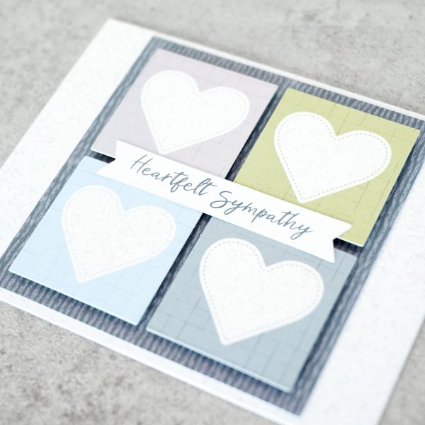 NEW ARTWORK! Pack of 4 Blank Cards - Art with a Heart