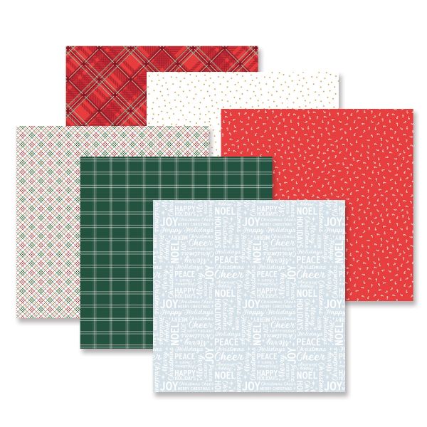 Paper Wishes  Christmas Memories Cardstock, 12x12