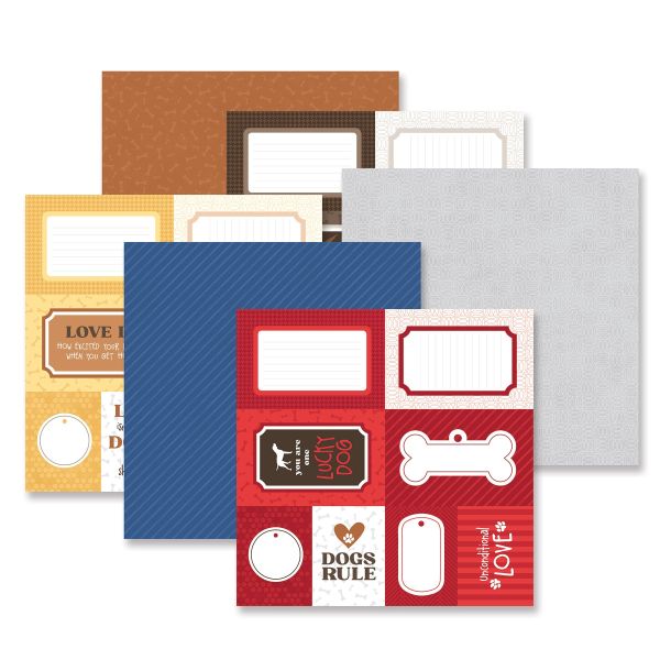 Dog Themed Mat Scrapbook Paper Go Fetch Variety Mat Pack Creative