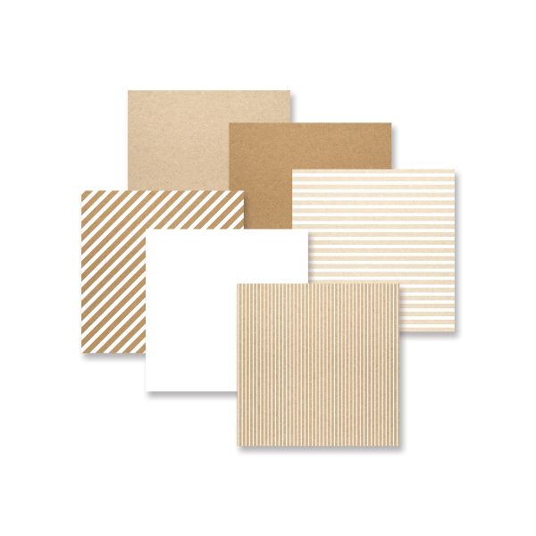 Kraft Stripes 4x6 Envelope Paper Pack - Creative Memories