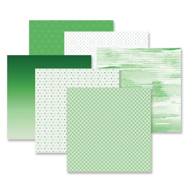 Green Tonal Scrapbook Paper: Totally Tonal Kelly Green - Creative