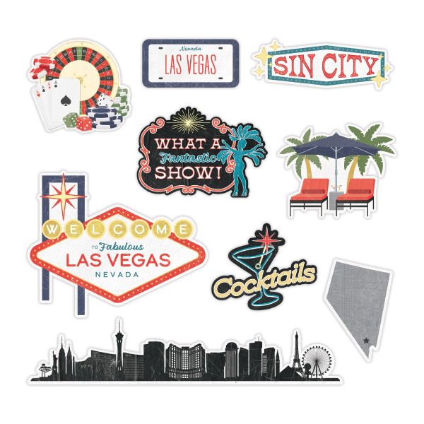 Las Vegas Scrapbook Embellishments Las Vegas Scenes Creative Memories