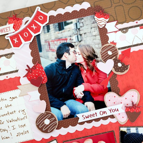 Love Themed Scrapbook Paper: Sweet On You Paper Pack - Creative Memories