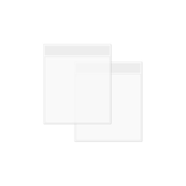  100 Pack Top Load 4x6 Photo Sleeves with Adhesive