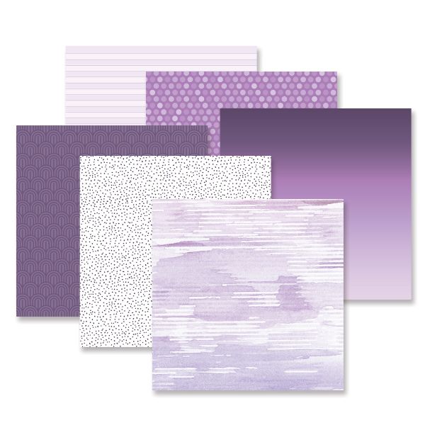 12x12 Purple Cardstock: Purple Ice - Creative Memories