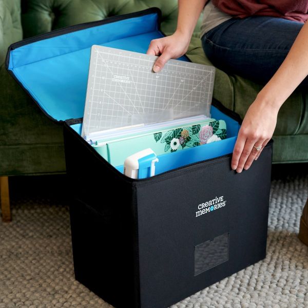 5x7 Clear Craft Storage Boxes  Craft storage box, Craft storage, Scrapbook  storage