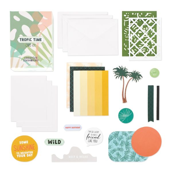 Tropical Travel Scrapbooking Kit: Tropic Time Decorative Bundle - Creative  Memories