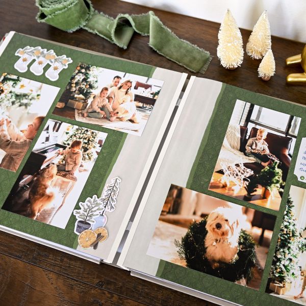 Scrapbook albums paired with paper packs – the perfect match