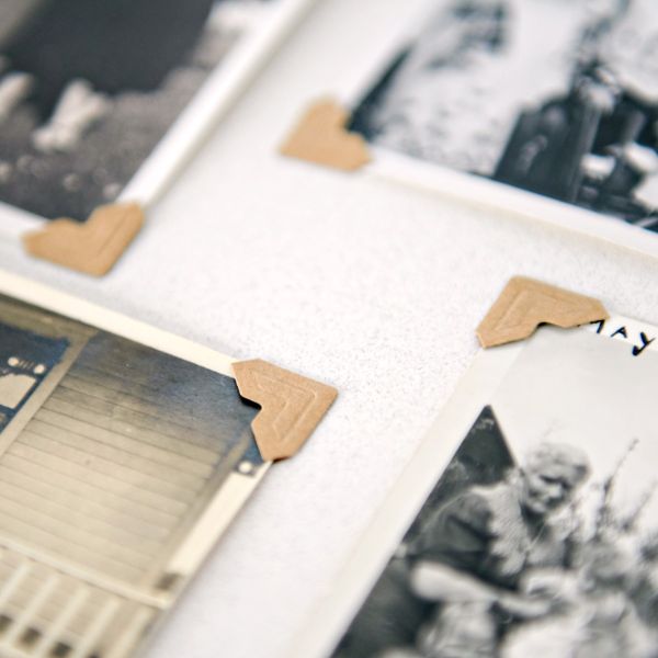 12 Sheets Self-Adhesive Photo Corners Scrapbooking Photo Mounting