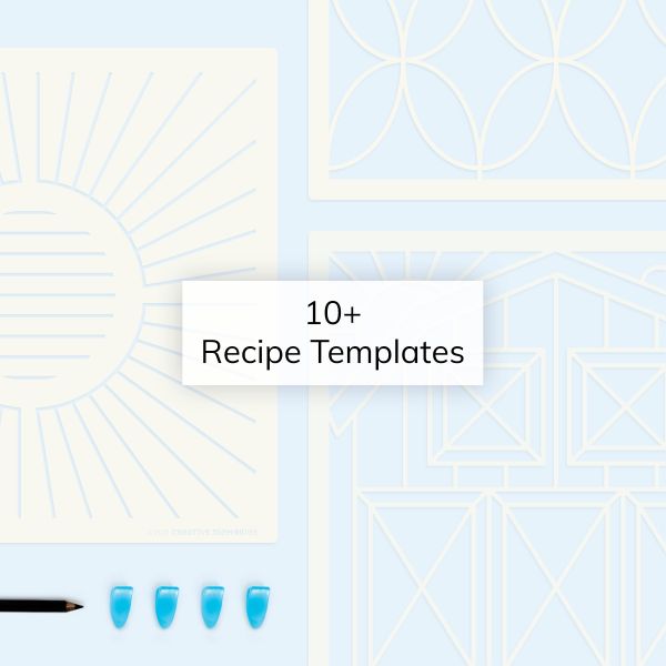 Quick Shop Scrapbook Layout Templates Recipe Templates Creative Memories