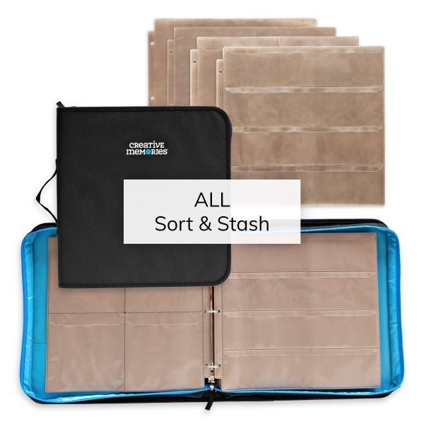 Storage For Scrapbooking Embellishments: Sort & Stash Binder - Creative  Memories