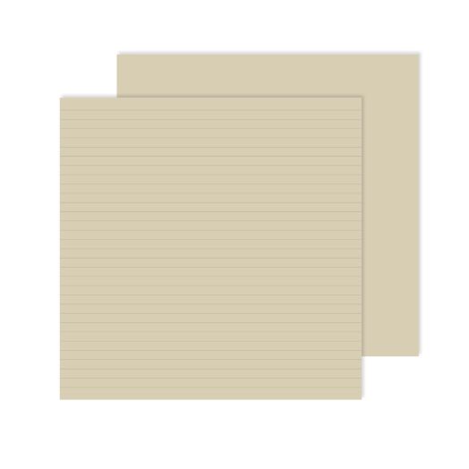 Creative Memories 12x12 natural lined paper for scrapbooking