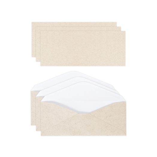 3.5x8.5 Slimline Kraft Cards & Envelopes