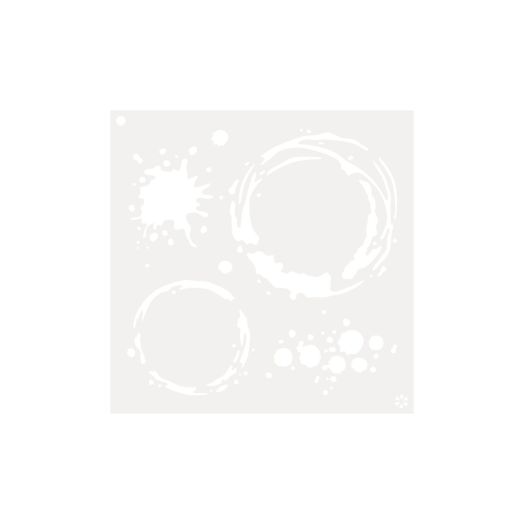 5x5 Stencil - Splattered Elements