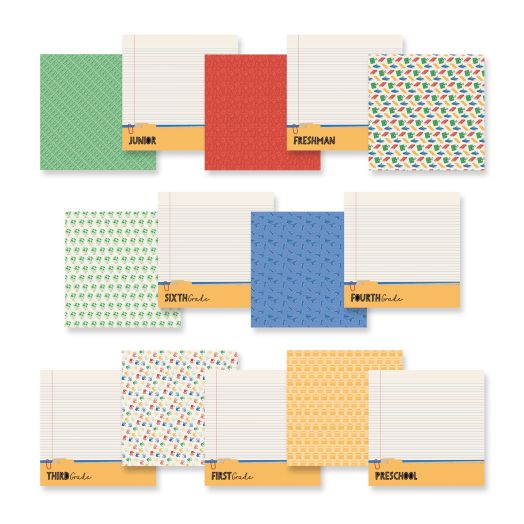 Back To School Annual Paper Pack sheet examples