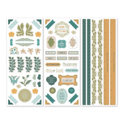 Art Nouveau Scrapbooking Stickers a2631