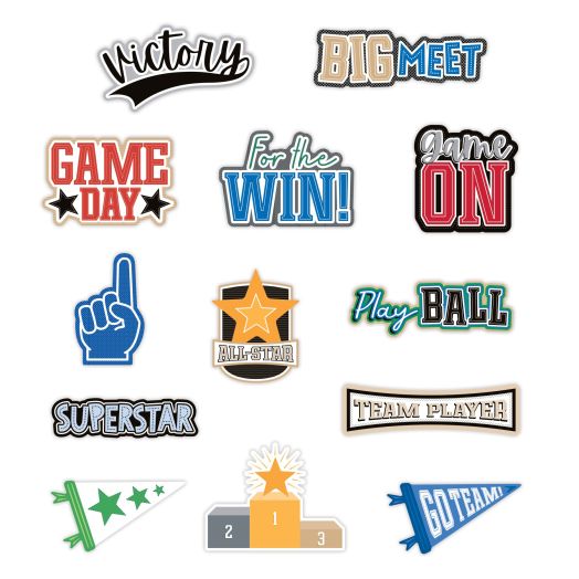 Athletic Accomplishments Embellishments: Make Your Mark