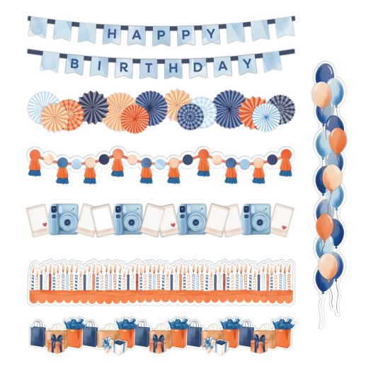 Birthday Layered Borders: Birthday Jubilee