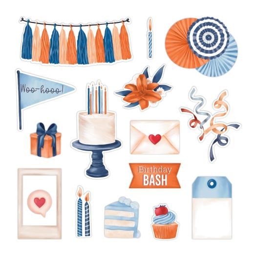 Birthday Scrapbook Embellishments: Birthday Jubilee