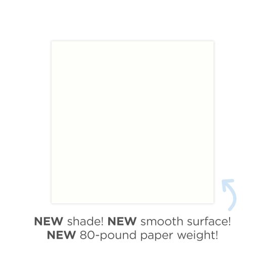 Bright White Solid Cardstock: Bright White Cardstock