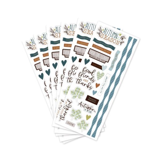 The Calm and Collected Sticker Pack on a white background.